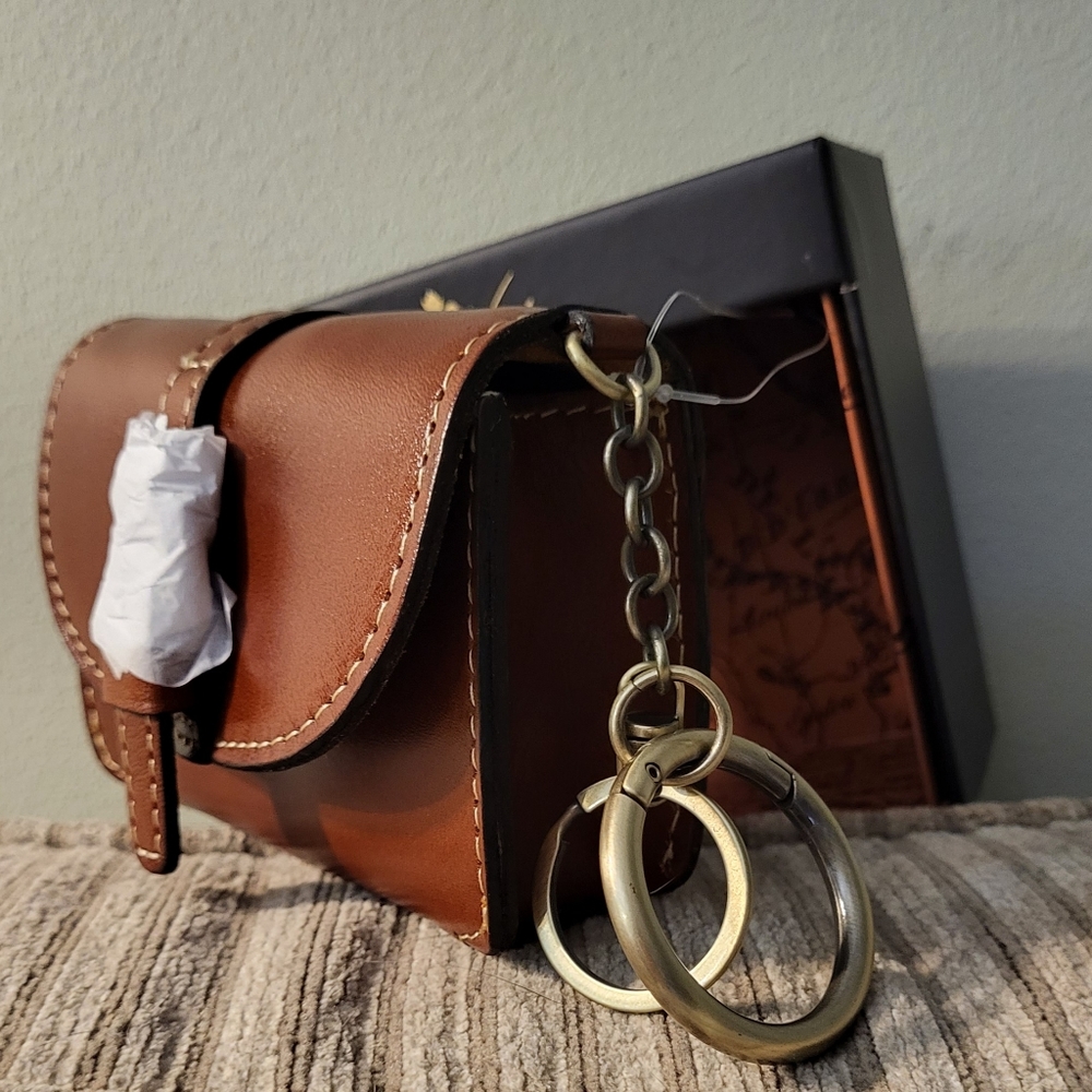 🎁Patricia Nashed Boxed Leather Mini Torri Wallet with Key Fob Bag Charm - Picture 10 of 14